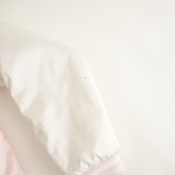 Major League Baseball New York Yankees Pink Button Up Varsity Jacket L(14/16) - Picture 3 of 13